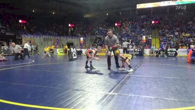 55 lbs Round Of 32 - Maurice Simmons, Quaker Valley vs Graham Dyson, North Pocono