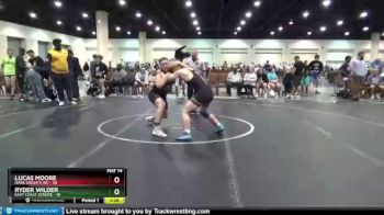 170 lbs Round 3 (8 Team) - Lucas Moore, Dark Knights WC vs Ryder Wilder, East Coast Xtreme