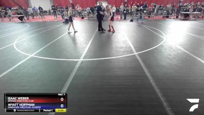 87 lbs Quarterfinal - Isaac Weber, Ringers Wrestling Club vs Wyatt Hoffman, Sarbacker Wrestling Academy