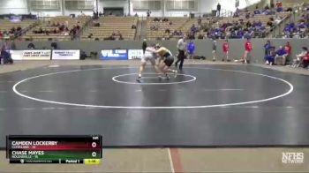 145 lbs Quarterfinals (8 Team) - Camden Lockerby, Cleveland vs Chase Mayes, Nolensville