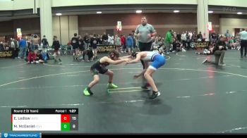 96 lbs Round 2 (6 Team) - Ezra Ledlow, Untouchables vs Maddox McDaniel, Steel Valley