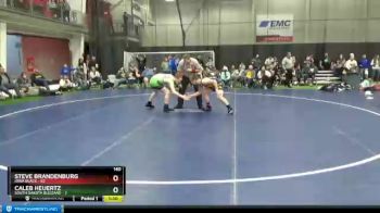 140 lbs Round 3 (6 Team) - Steve Brandenburg, Iowa Black vs Caleb Heuertz, South Dakota Blizzard