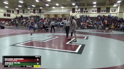 138 lbs Cons. Round 1 - Enrique Michel, West Liberty vs Richard Shepherd, Des Moines Lincoln