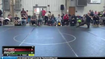 96 lbs Round 3 (8 Team) - Jake Amiott, NCWAY Crusaders vs Brian Lopez, 84 Athletes
