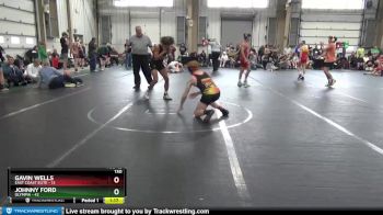 130 lbs Round 6 (8 Team) - Gavin Wells, East Coast Elite vs Johnny Ford, Olympia