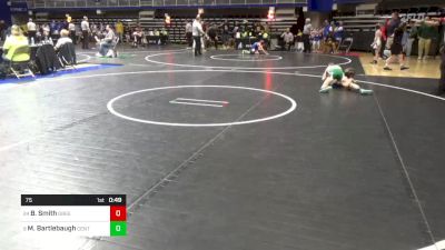 75 lbs Round Of 32 - Billy Smith, Greensburg Salem vs Max Bartlebaugh, Central Dauphin