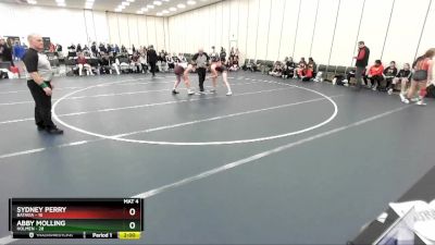 148 lbs Round 3 (4 Team) - Abby Molling, Holmen vs Sydney Perry, Batavia