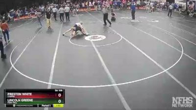 5A 106 lbs Semifinal - Preston White, Chapin vs Lincoln Greene, Fort Mill