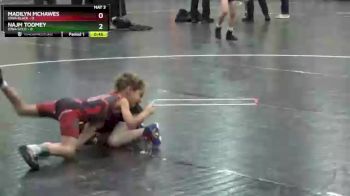 40 lbs Finals (2 Team) - Najm Toomey, Iowa Gold vs Madilyn McHawes, Iowa Black
