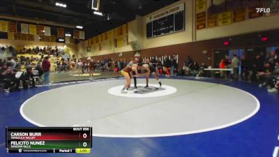 150 lbs Cons. Round 4 - Felicito Nunez, Shadow Hills vs Carson Burr, Temecula Valley