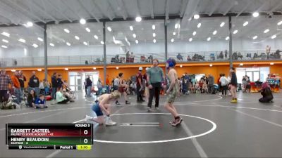 80 lbs Round 3 (3 Team) - Barrett Casteel, Palmetto State Academy vs Henry Beaudoin, Eastside