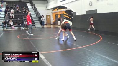 16U-2 lbs Round 1 - Maddox Thorson, Immortal Athletics WC vs Nolan Wolf, Caveman Wrestling