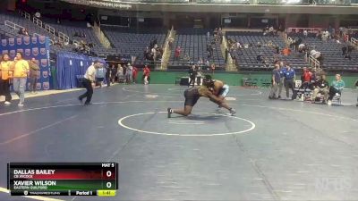 3A 220 lbs Champ. Round 1 - Dallas Bailey, CB Aycock vs Xavier Wilson, Eastern Guilford