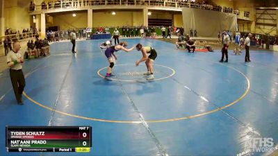 120 lbs Semifinal - Nat`aani Prado, SLAM! NEVADA vs Tyden Schultz, Spanish Springs