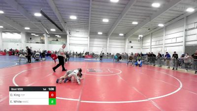 56 lbs Semifinal - Derrick King, Top Flight Wr Ac vs Emory White, MarcAurele WC