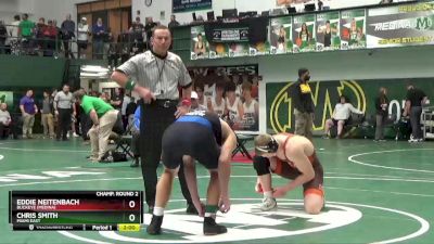 175 lbs Champ. Round 2 - Eddie Neitenbach, Buckeye (Medina) vs Chris Smith, Miami East