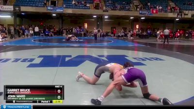 174 lbs Cons. Round 2 - Garret Bruce, Buena Vista University vs John Ward, University Of The Ozarks (Arkansas)