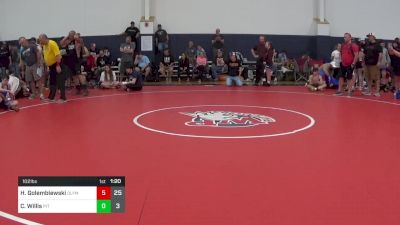 102 lbs Round 2 - Henry Golembiewski, Olympia National vs Cole Willis, Pit Crew