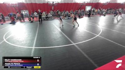 127 lbs Round 5 - Riley Hanrahan, Team Nazar Training Center vs Madilyn Peach, Askren Wrestling Academy