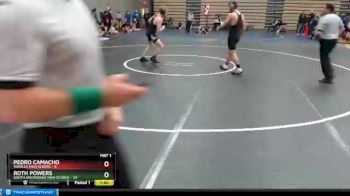 160 lbs Round 2: 6:00pm Fri. - Roth Powers, South Anchorage High School vs PEDRO CAMACHO, Wasilla High School