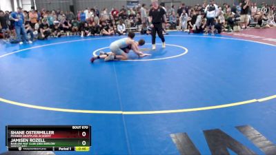 125 lbs Semifinal - Jamisen Rozell, Barlow Mat Club (DBA Barlow Wrestling) vs Shane Ostermiller, Pioneer Grappling Academy