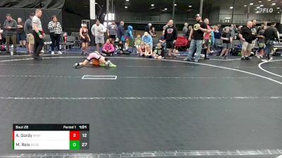 76 lbs Round 7 (8 Team) - Adam Gordy, Mat Assassins White vs Mason Reis, Revival Black