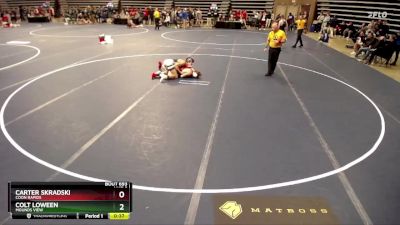 160 Championship Bracket Cons. Round 6 - Carter Skradski, Coon Rapids vs Colt Loween, Mounds View