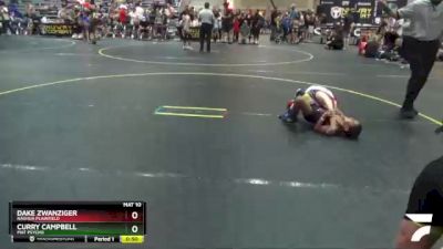 53 lbs Cons. Round 3 - Curry Campbell, Mat Psycho vs Dake Zwanziger, Nashua Plainfield