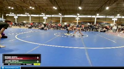 105 lbs Quarterfinal - Ryder Smith, Mountain Home Junior High vs Jacob Ostoja, Legacy Wrestling Acadamy