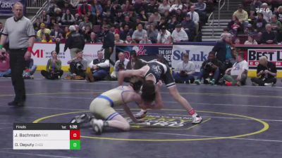 107 lbs Final - Joey Bachmann, Faith Christian vs Dominic Deputy, Chestnut Ridge