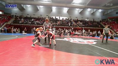 49 lbs Consi Of 16 #1 - Cade West, Pawnee Peewee Wrestling vs Achilles Davie, Salina Wrestling Club