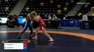 60 kg Prelims - Conor Knopick, MWC Wrestling Academy vs Britain Longmire, Unattached