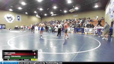 220 lbs Semifinal - Angel Cervantes, Highland vs Trey Cooks, Atascadero