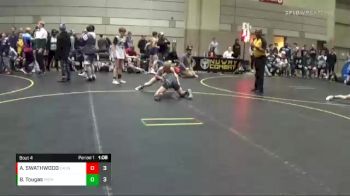 90 lbs Round 2 (6 Team) - Braydon Tougas, Peer Pressure vs ABRUM SWATHWOOD, Elite Athletic Club W.E.