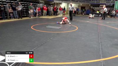 65 lbs Consi Of 32 #2 - Greyson Brant, Pittston vs Porter Fissel, New Oxford