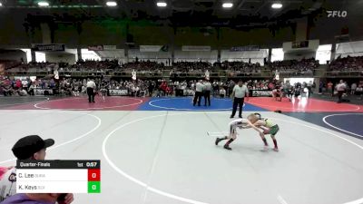 46 lbs Quarterfinal - Corbin Lee, Duran Elite vs Kyan Keys, SLV Elite WC