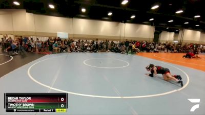 59 lbs Round 1 - Bexar Taylor, Spartan Mat Club vs Timothy Brown, Wildcat Wrestling Club