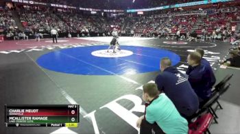 D2-120 lbs Quarterfinal - Charlie Meudt, Dodgeville vs McAllister Ramage, Lake Country Luth.