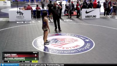 132 lbs Semifinal - Alexis Terry, Morro Bay Wrestling vs Aliyhana Hernandez, Swamp Monsters Wrestling Club