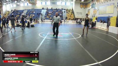 120 Blue 5th Place Match - Andrew Moss, Olympic Heights vs Hugh Davis, Buchholz