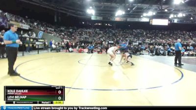 3A 152 lbs Cons. Semi - Kole Dahlke, Marsh Valley vs Levi Belnap, Snake River