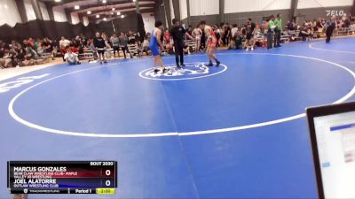 157 lbs Cons. Round 1 - Marcus Gonzales, Bear Claw Wrestling Club- Maple Valley Jr Wrestling vs Joel Alatorre, Outlaw Wrestling Club