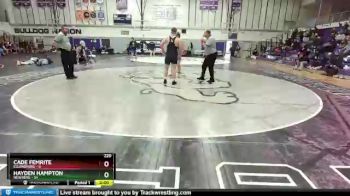 220 lbs Semifinal - Hayden Hampton, Newberg vs Cade Femrite, Ellensburg