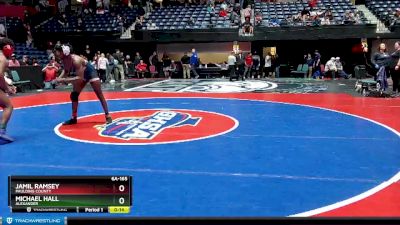 6A-165 lbs Cons. Semi - Jamil Ramsey, Paulding County vs Michael Hall, Alexander