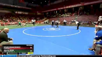 160 lbs D2/d3 - Semi-finals (sat 10:00am.) - Devyn Rode, Saint Croix Falls vs Syler Zdanczewicz, Fennimore