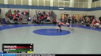 59 lbs Round 1 (4 Team) - Mason Merkel, Mater Dei vs Trevor Rutter, Plainfield Quakers