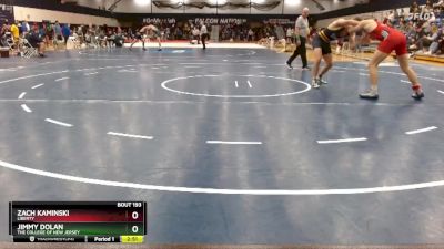 174 lbs Quarterfinal - Jimmy Dolan, The College Of New Jersey vs Zach Kaminski, Liberty