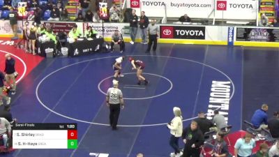 135 lbs Semifinal - Shelby Shirley, Bradford vs Sayona Harris-Haye, Greater Johnstown