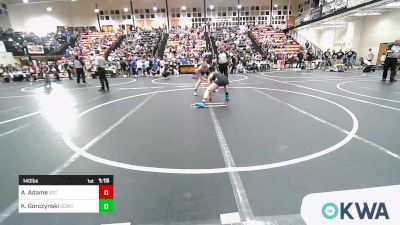 140 lbs Quarterfinal - Anthony Adame, Sallisaw Takedown Club vs Kage Gorczynski, Dark Cloud Wrestling Club