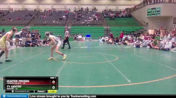 120 lbs Placement Matches (8 Team) - Hunter Prosen, Camden County vs Ty Gentry, Buford